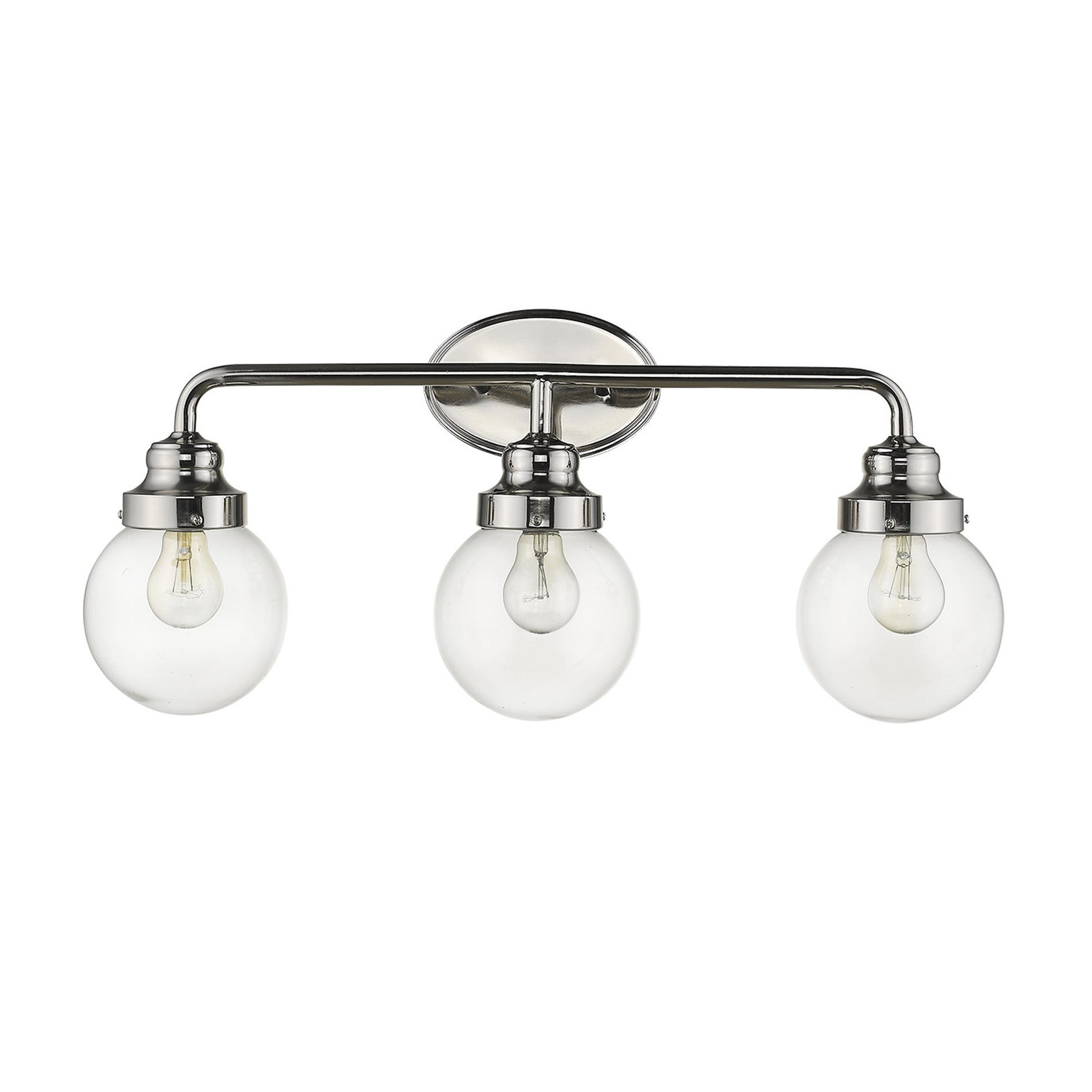 Portsmith 3-Light Polished Nickel Vanity | 12