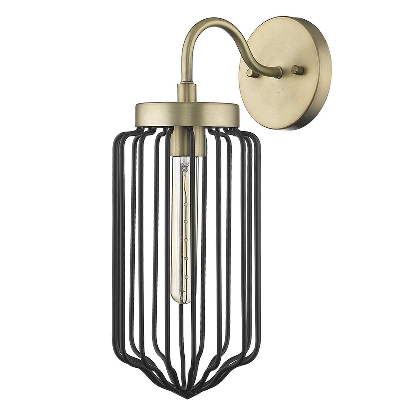 Black Dimmable Wall Sconce Lighting