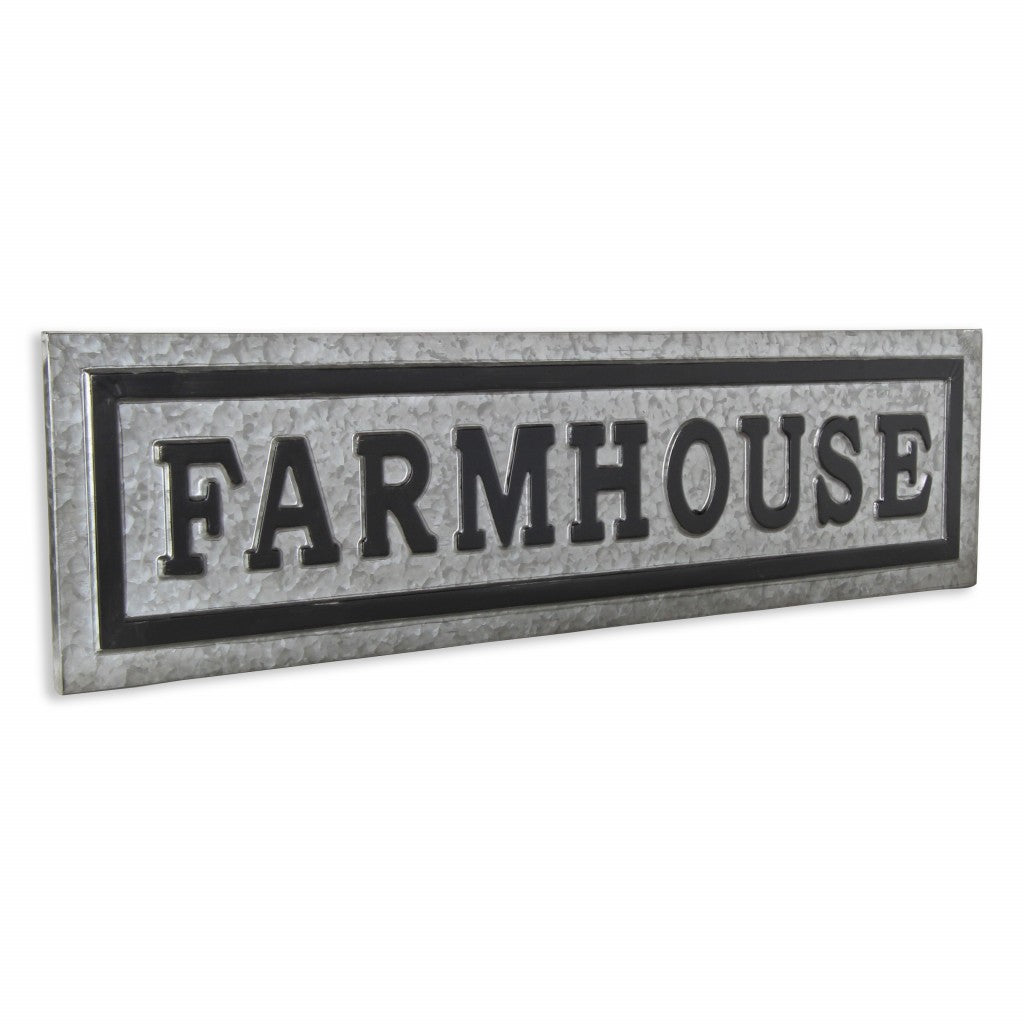 Galvanized Metal Farmhouse Wall Plate | 10