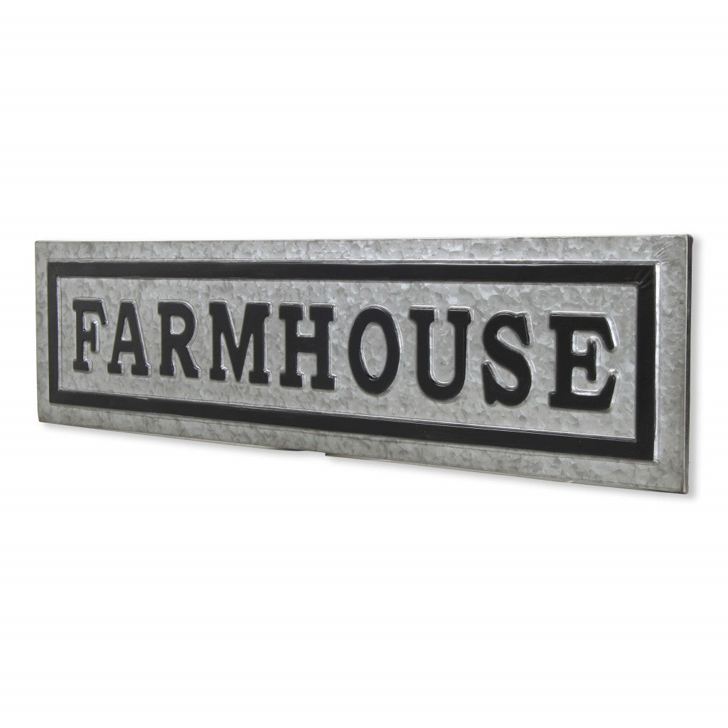 Galvanized Metal Farmhouse Wall Plate | 10