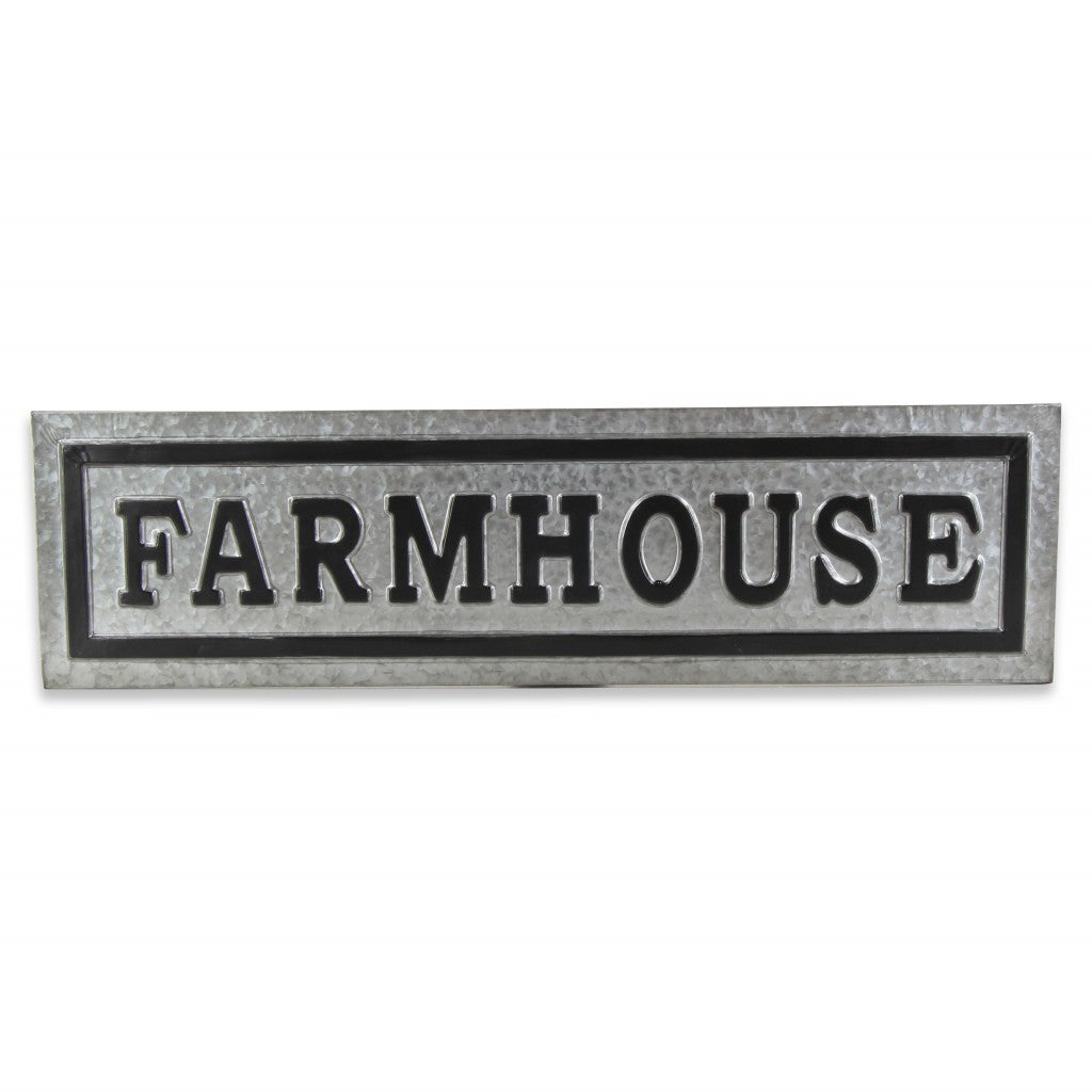 Galvanized Metal Farmhouse Wall Plate | 10