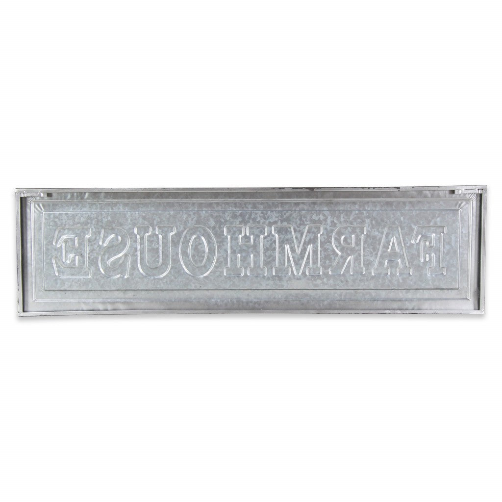 Galvanized Metal Farmhouse Wall Plate | 10