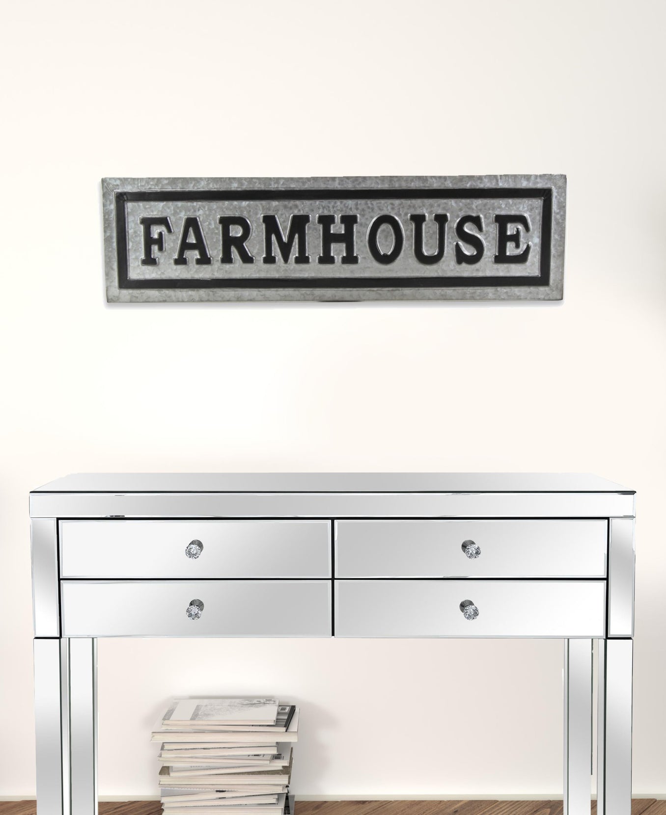 Galvanized Metal Farmhouse Wall Plate | 10