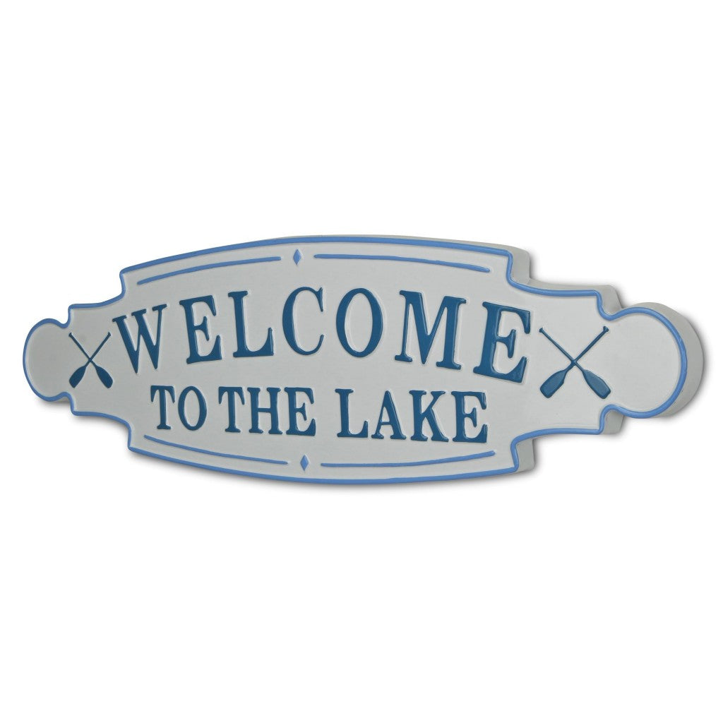 Welcome to the Lake Metal Wall Art | 11