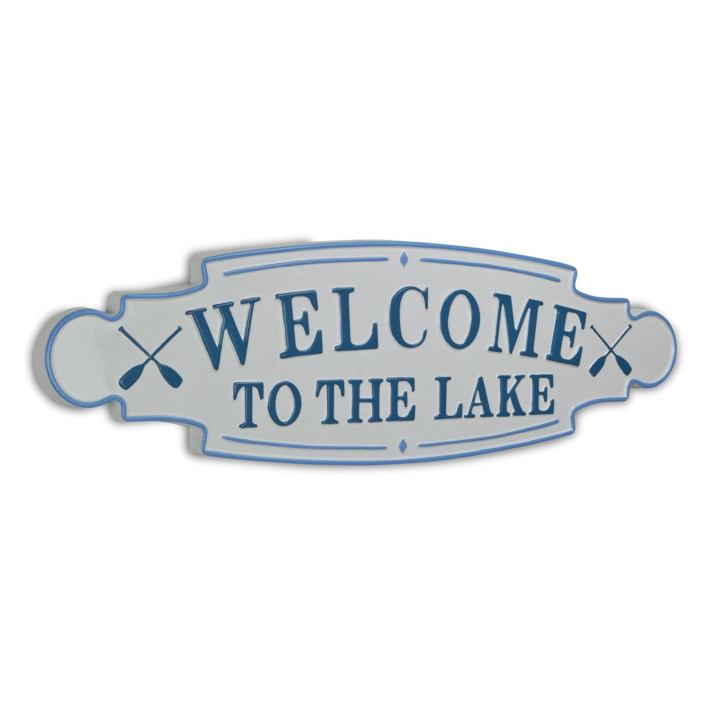 Welcome to the Lake Metal Wall Art | 11