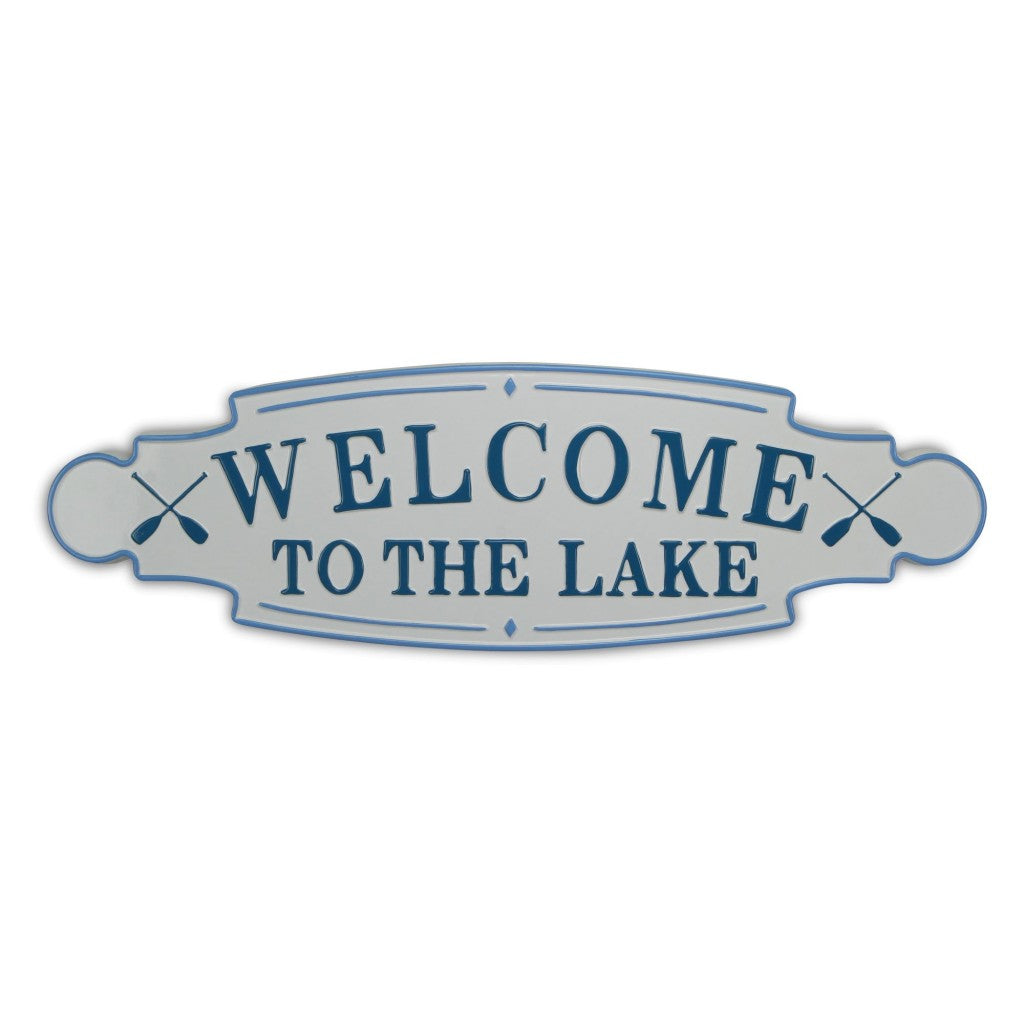 Welcome to the Lake Metal Wall Art | 11