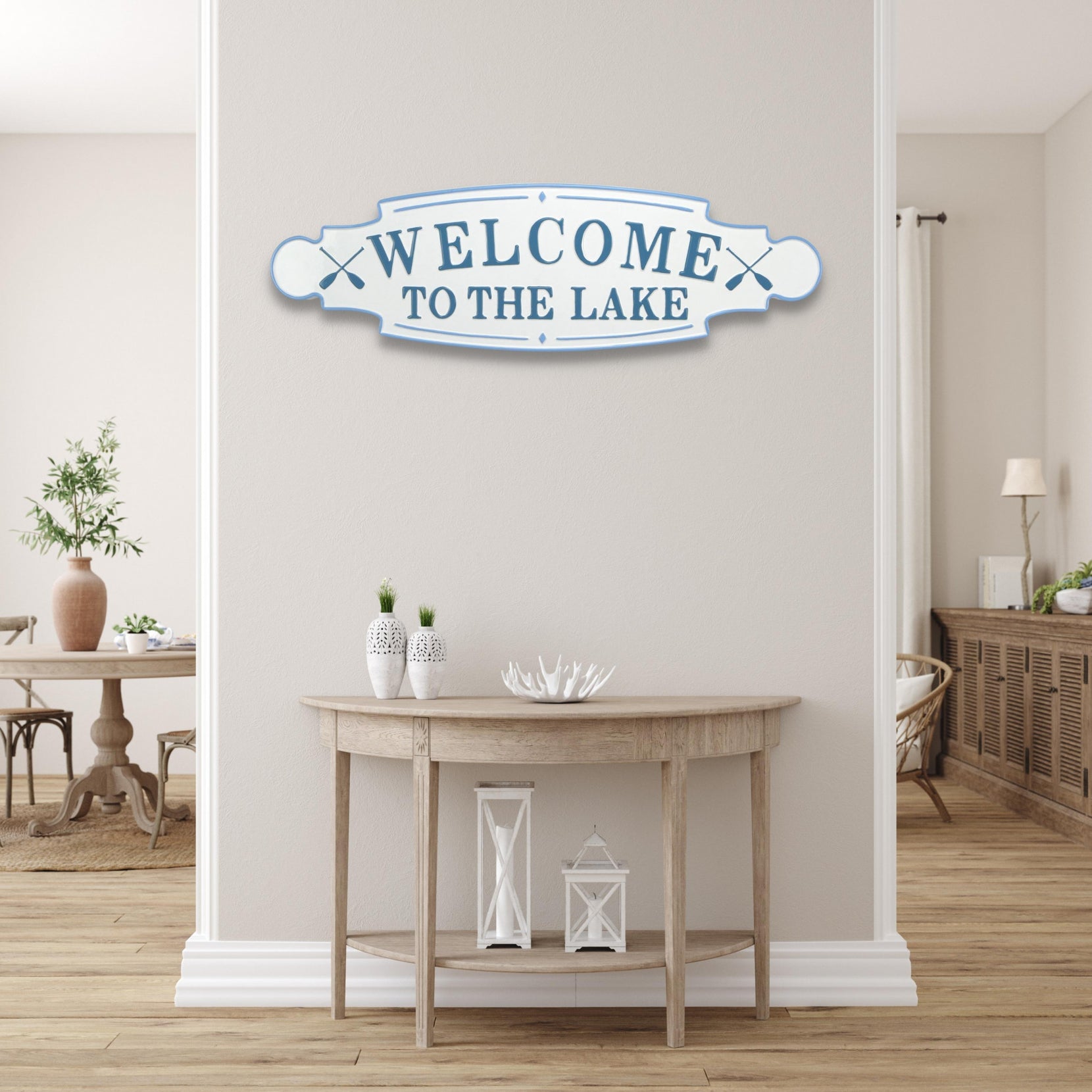 Welcome to the Lake Metal Wall Art | 11