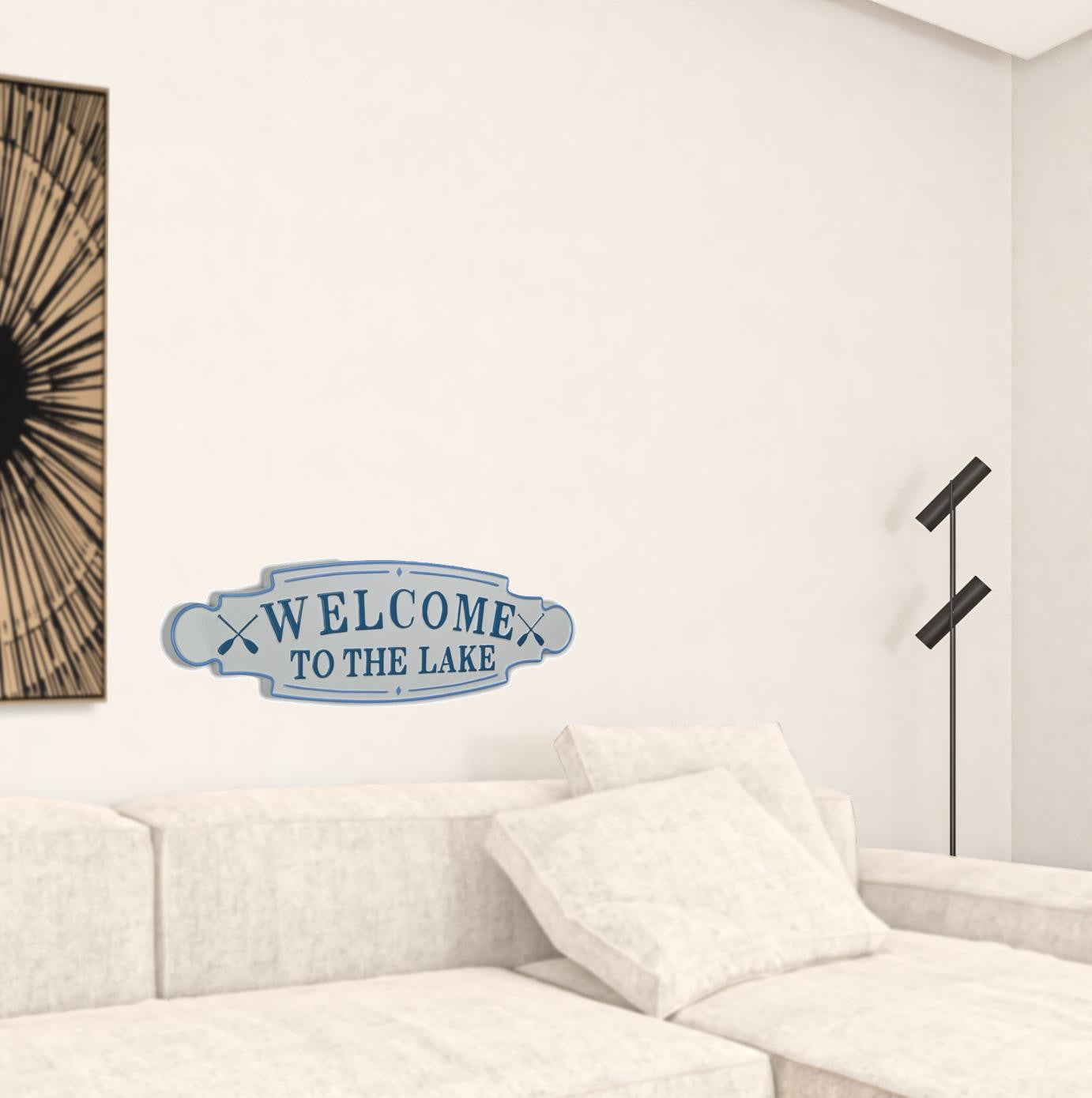 Welcome to the Lake Metal Wall Art | 11