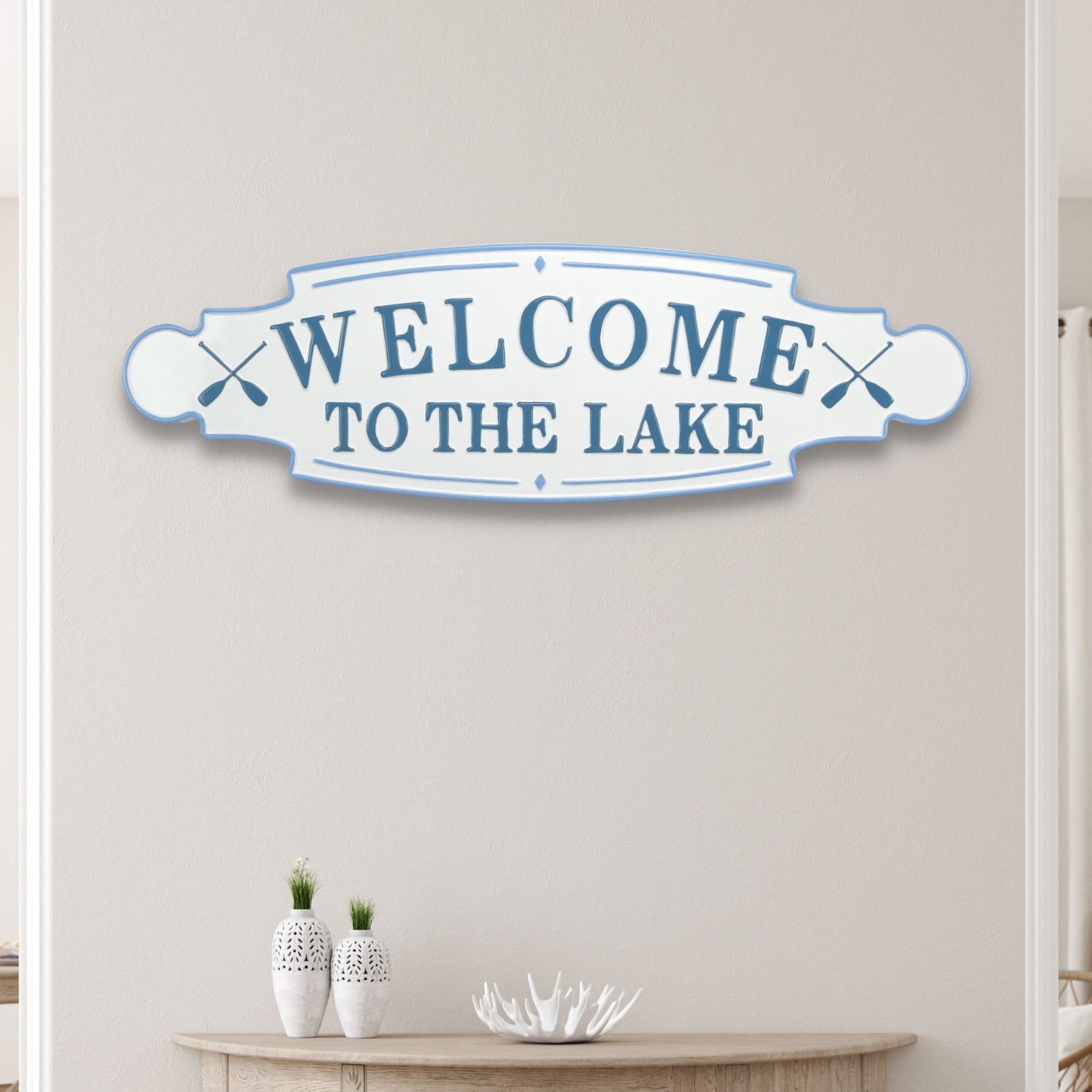 Welcome to the Lake Metal Wall Art | 11