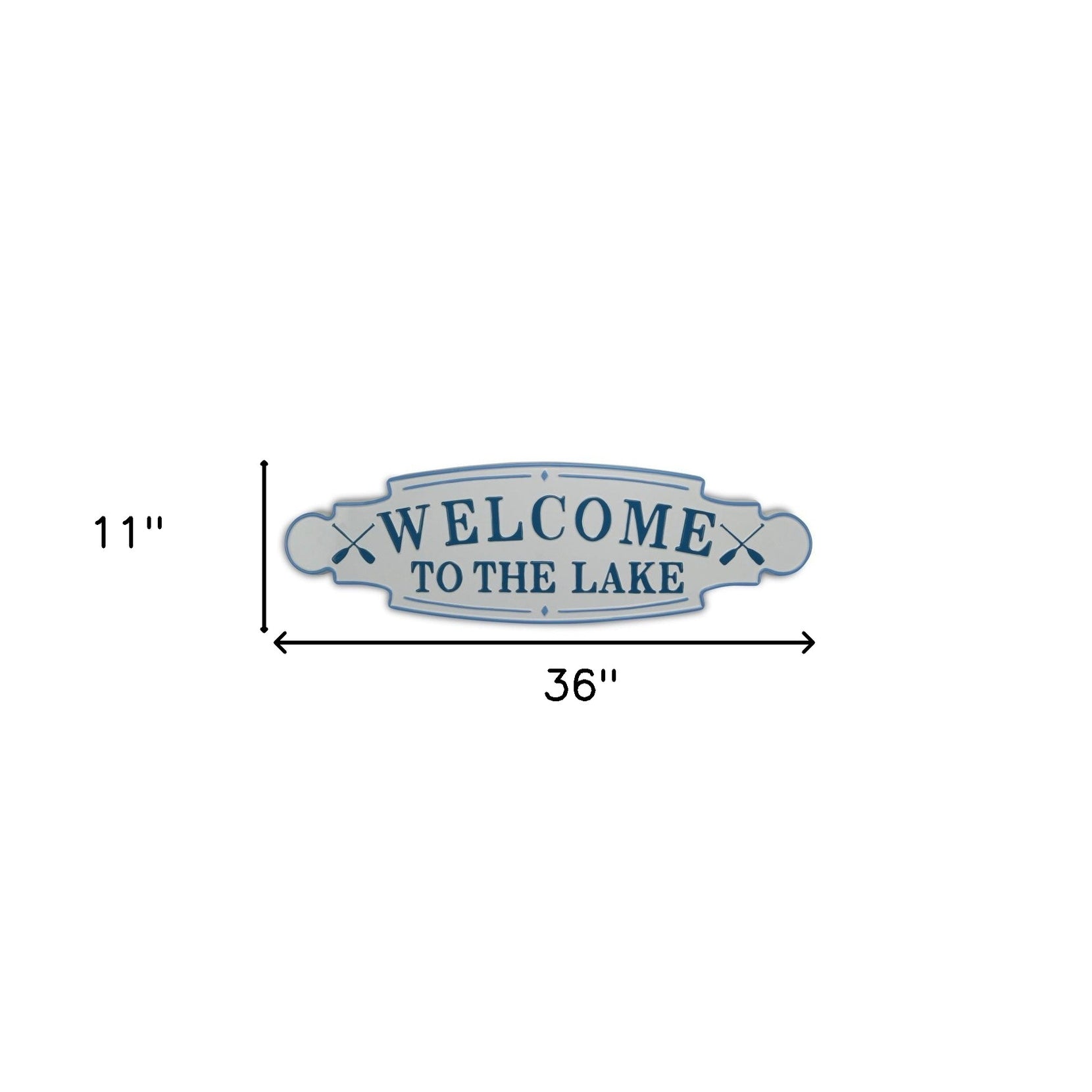 Welcome to the Lake Metal Wall Art | 11