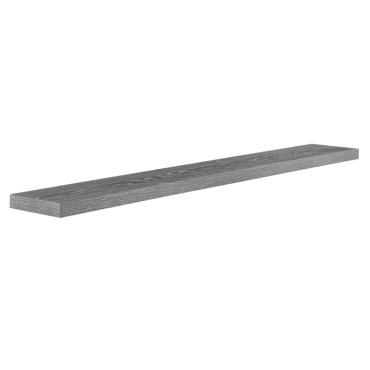 Gray Wooden Wall Mounted Floating Shelf | 10