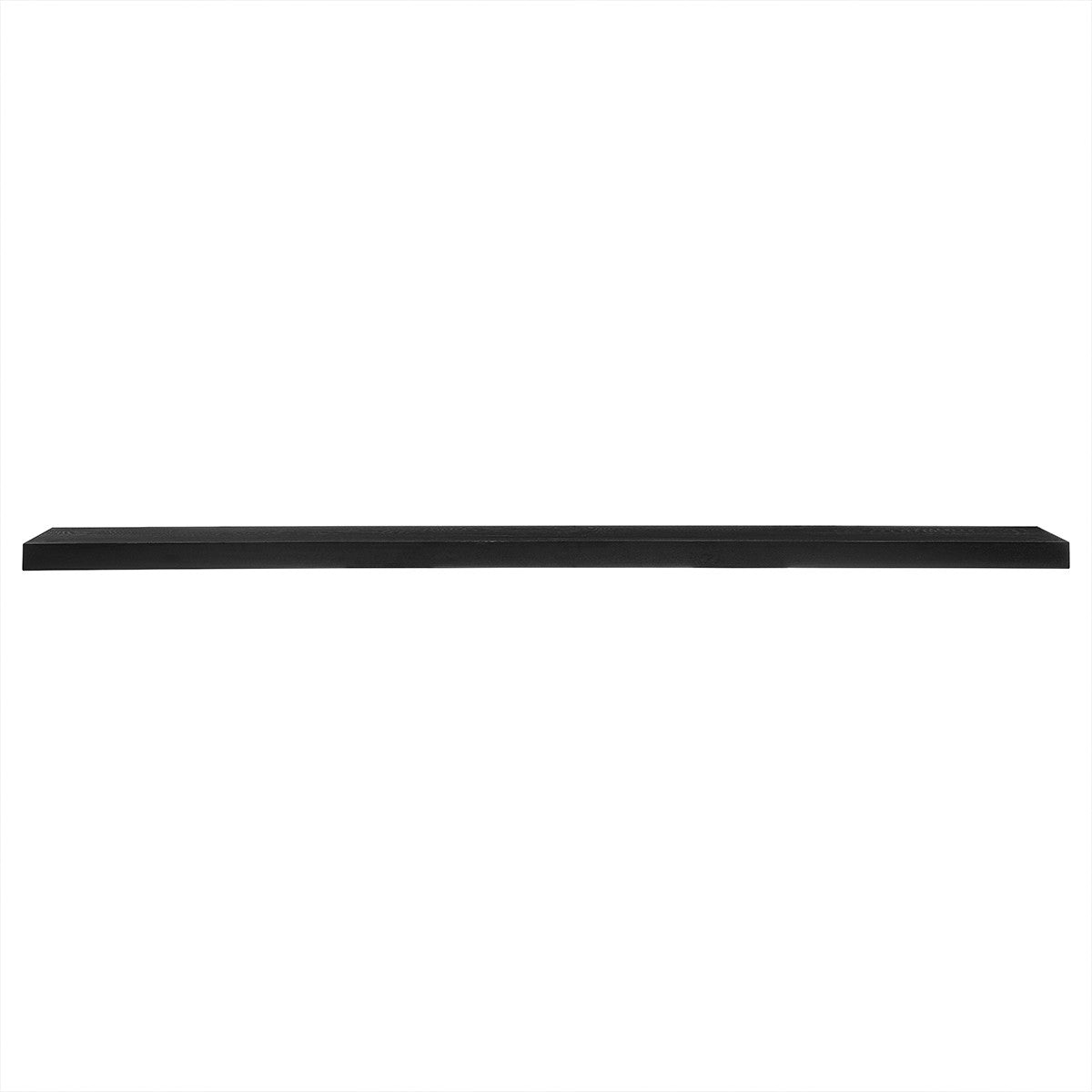 Black Wooden Wall Mounted Floating Shelf | 10