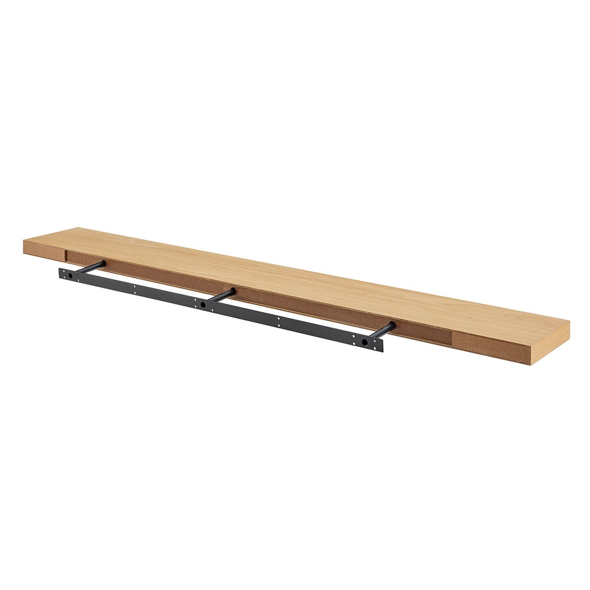 Natural Wooden Wall Mounted Floating Shelf | 75