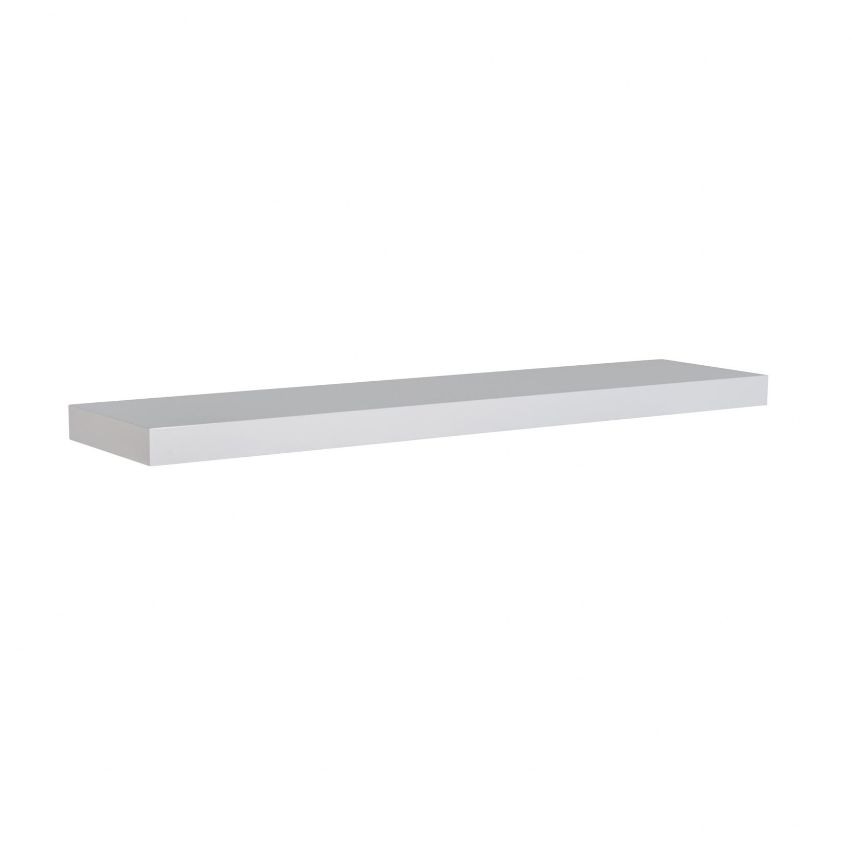 White Wooden Wall Mounted Floating Shelf | 10