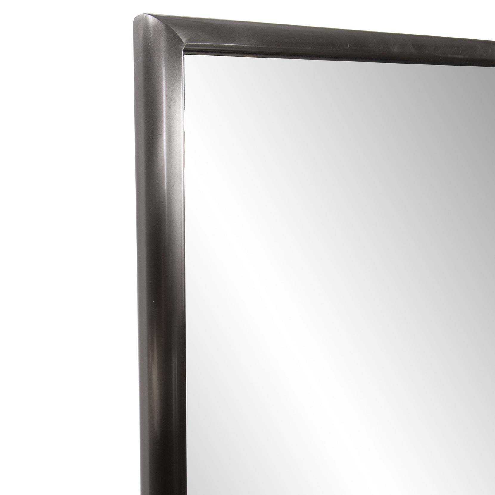 Brushed Titanium Rectangular Full Length Wall Mirror | 18