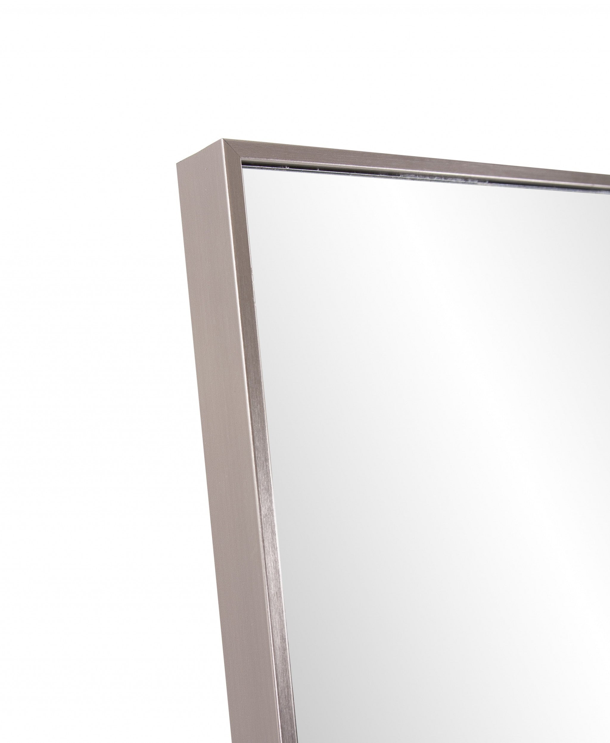 Sleek Brushed Brass Rectangular Full Length Standing Mirror | 19