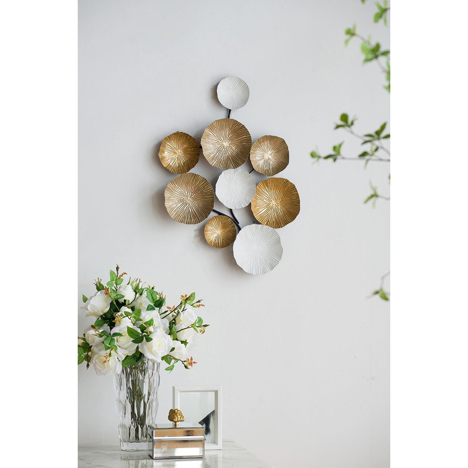 Retro Modern Metallic Metal Wall Art | 18