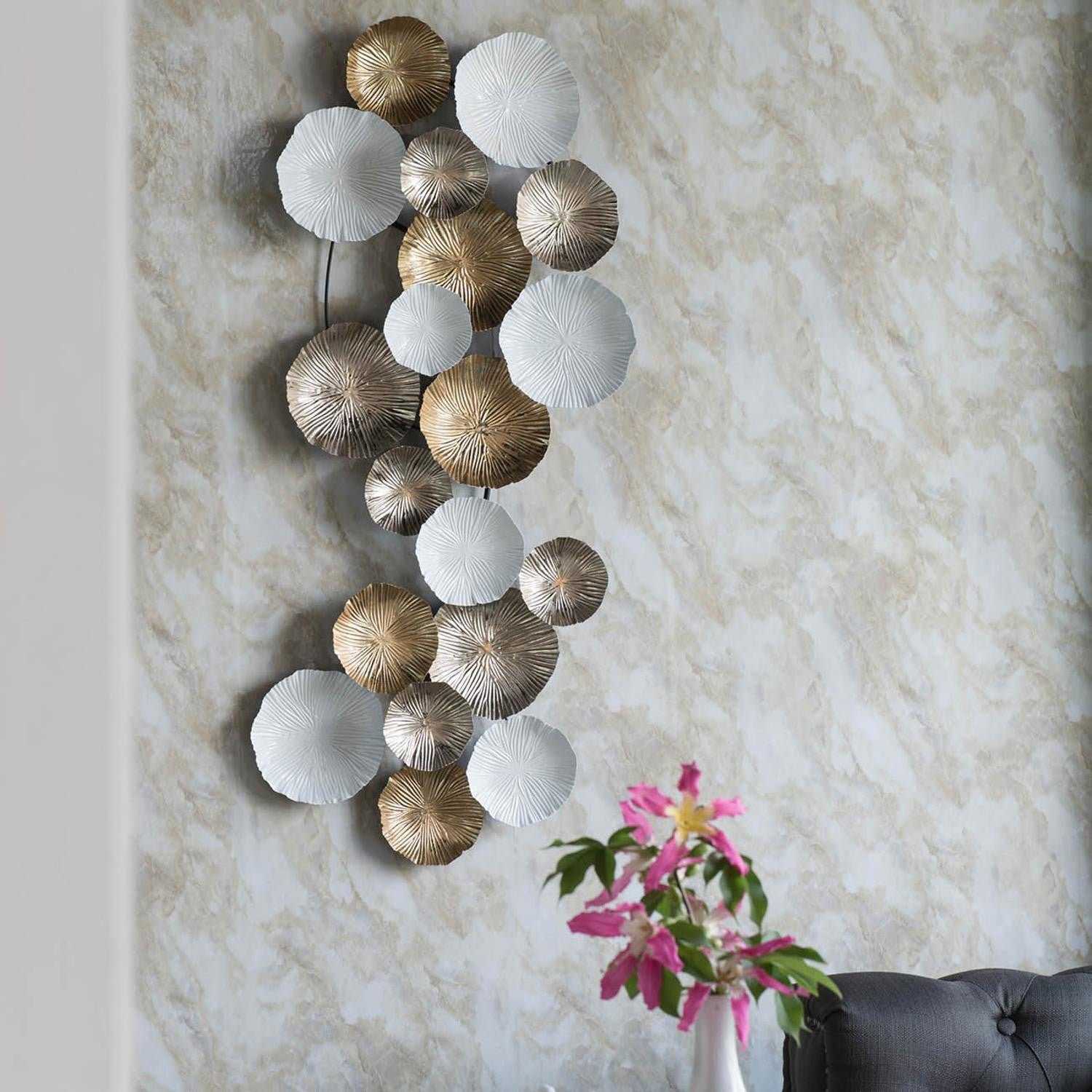 Retro Modern Metallic Metal Wall Art | 18