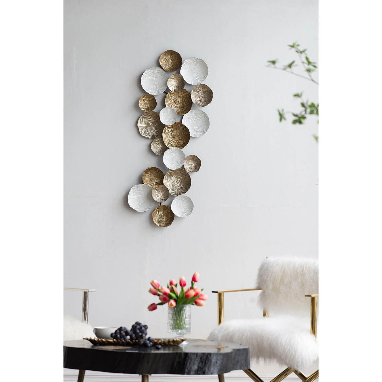 Retro Modern Metallic Metal Wall Art | 18