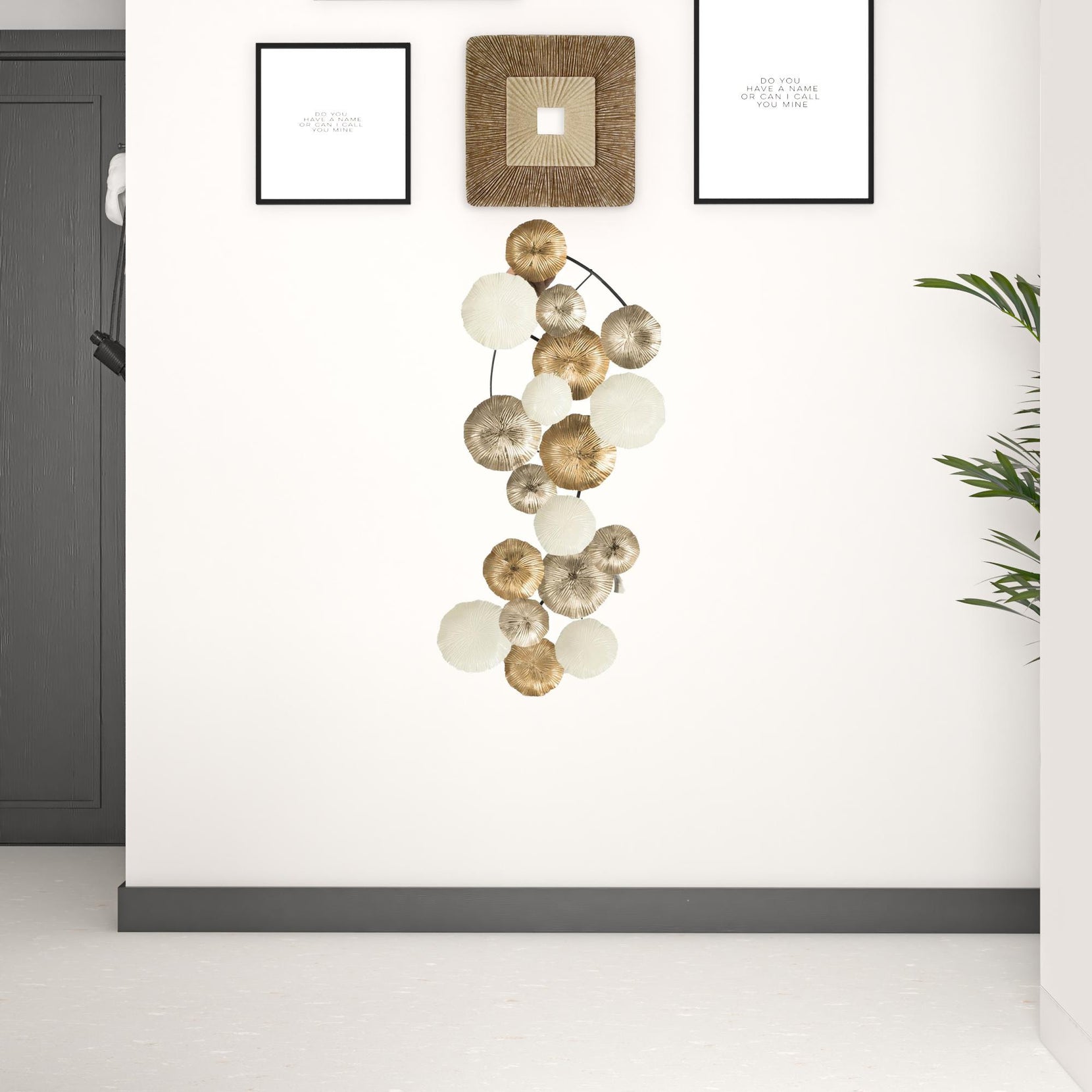 Retro Modern Metallic Metal Wall Art | 18