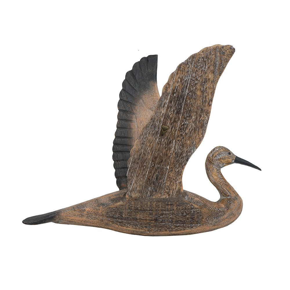 Set of Three Carved Wood Flying Geese 3D Wall Art | 18