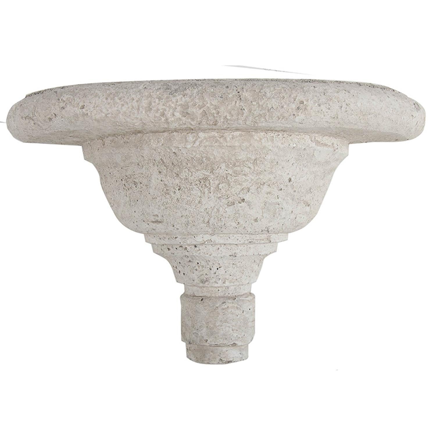 Torch Shaped Cement Wall Shelf | 6.5