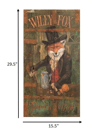 c1760 Fox Tavern Wall Art  (1 size Available)