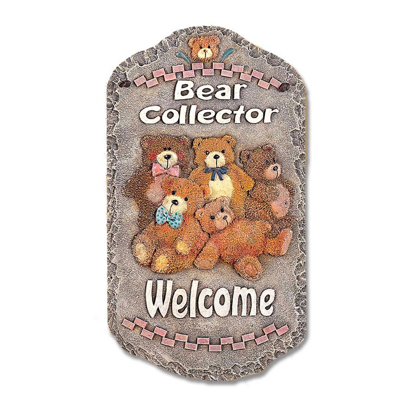 Teddy Bear Welcome Wall Plaque | 13