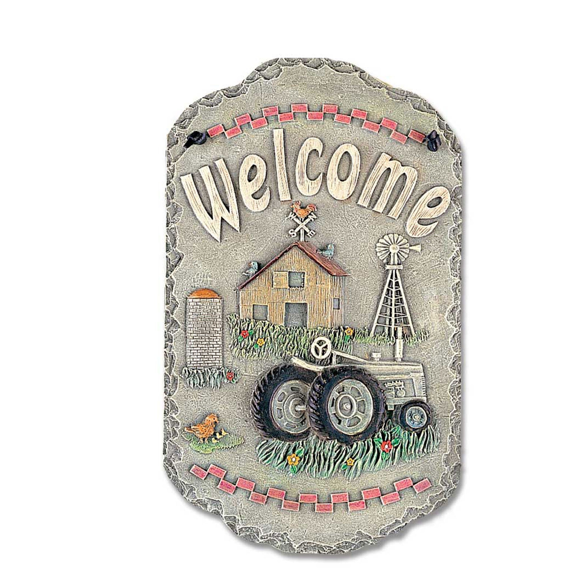 Tractor and Farm Welcome Wall Plaque | 8