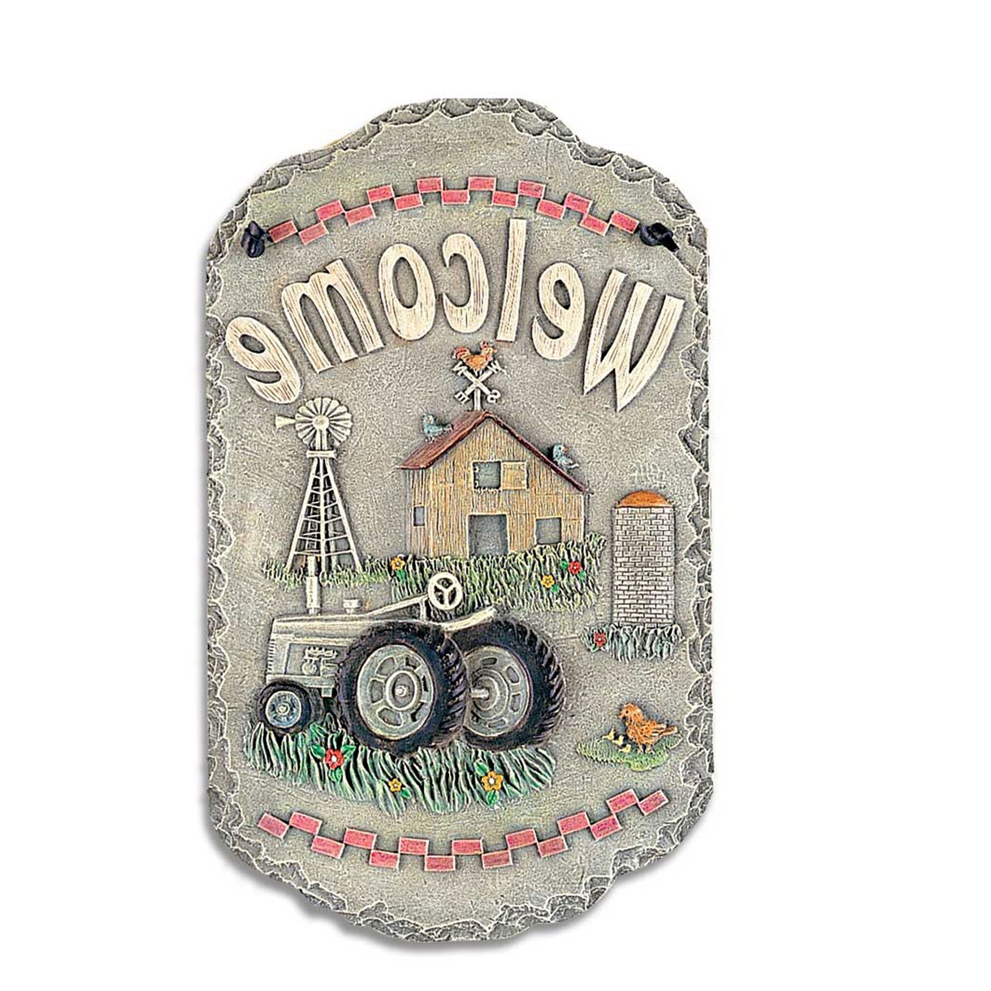 Tractor and Farm Welcome Wall Plaque | 8