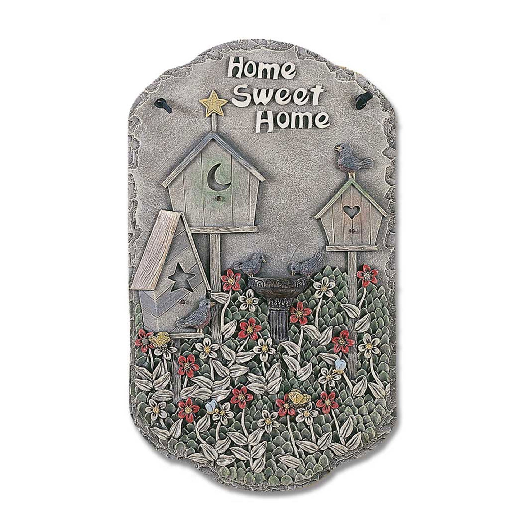Home Sweet Home Birdbaths Resin Wall Decor | 13