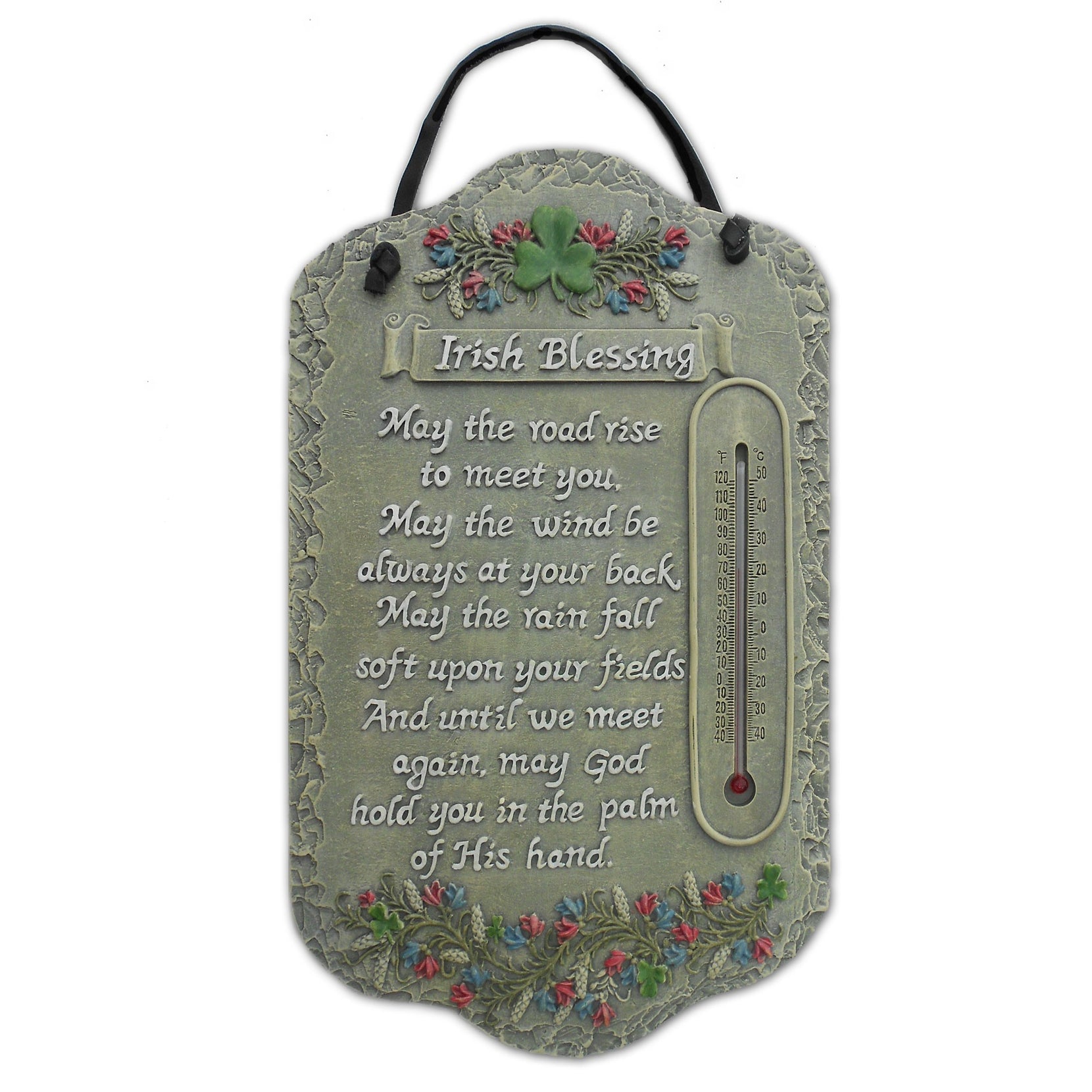 Irish Blessing Wall Decor w/Thermometer | 13