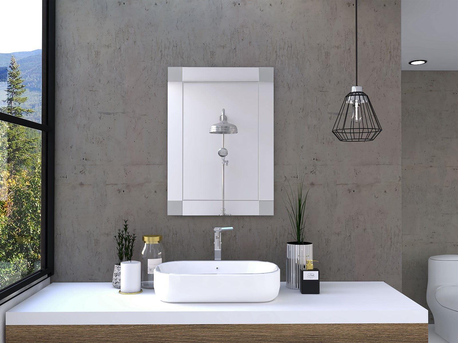 Modern Minimalist Blocks Wall Mirror | 20