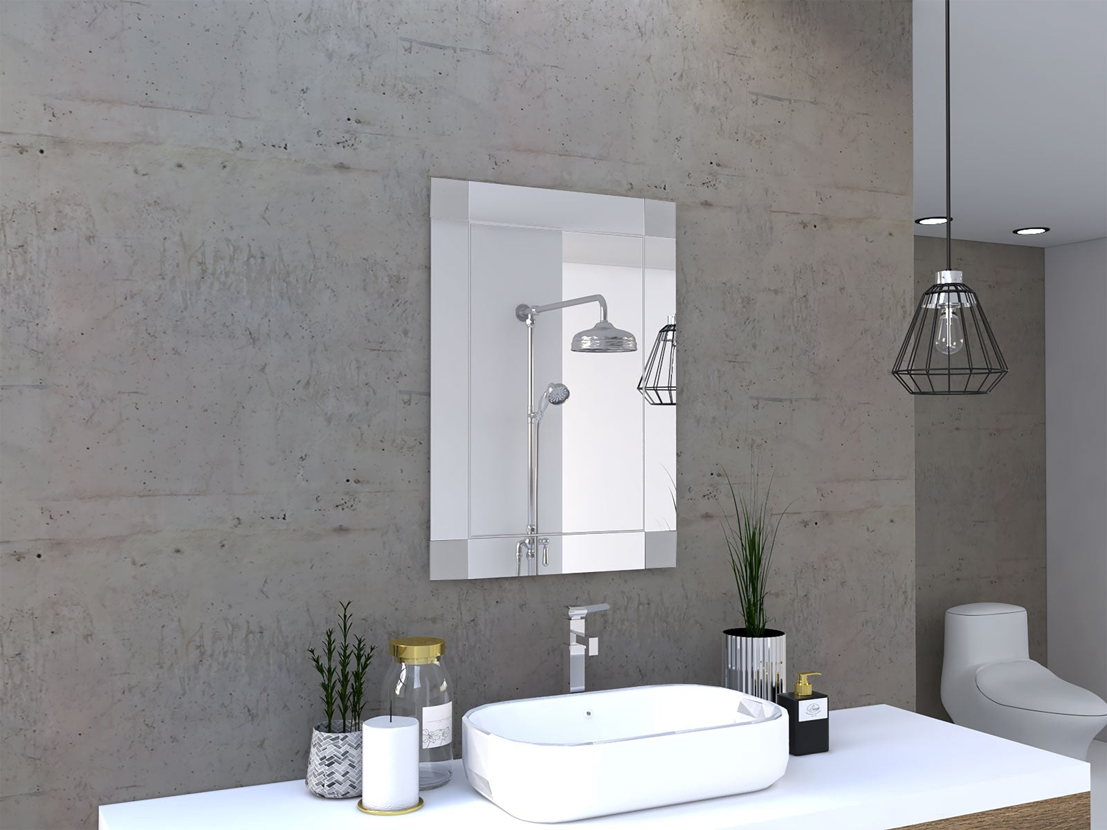 Modern Minimalist Blocks Wall Mirror | 20