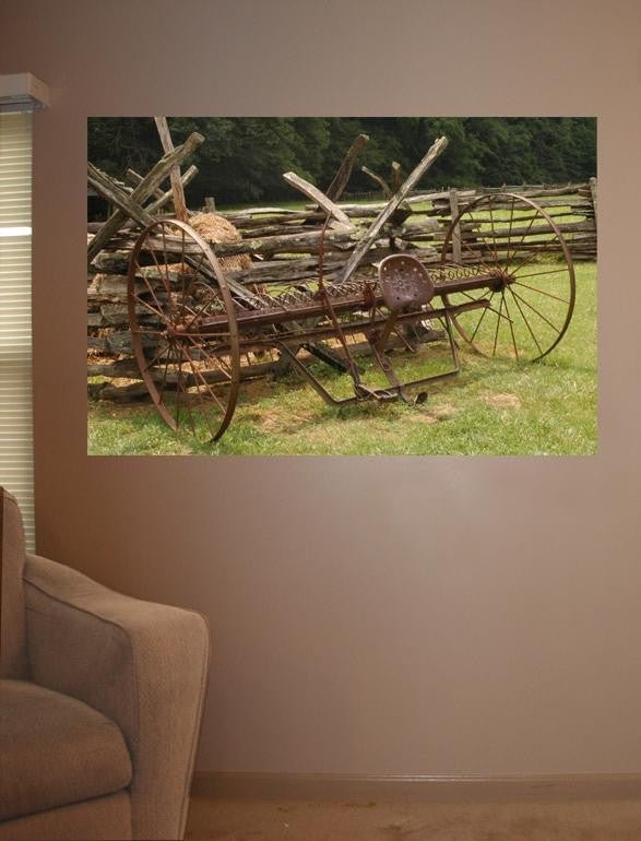 Guernsey Hayrake Glossy Poster (5 Sizes Available)