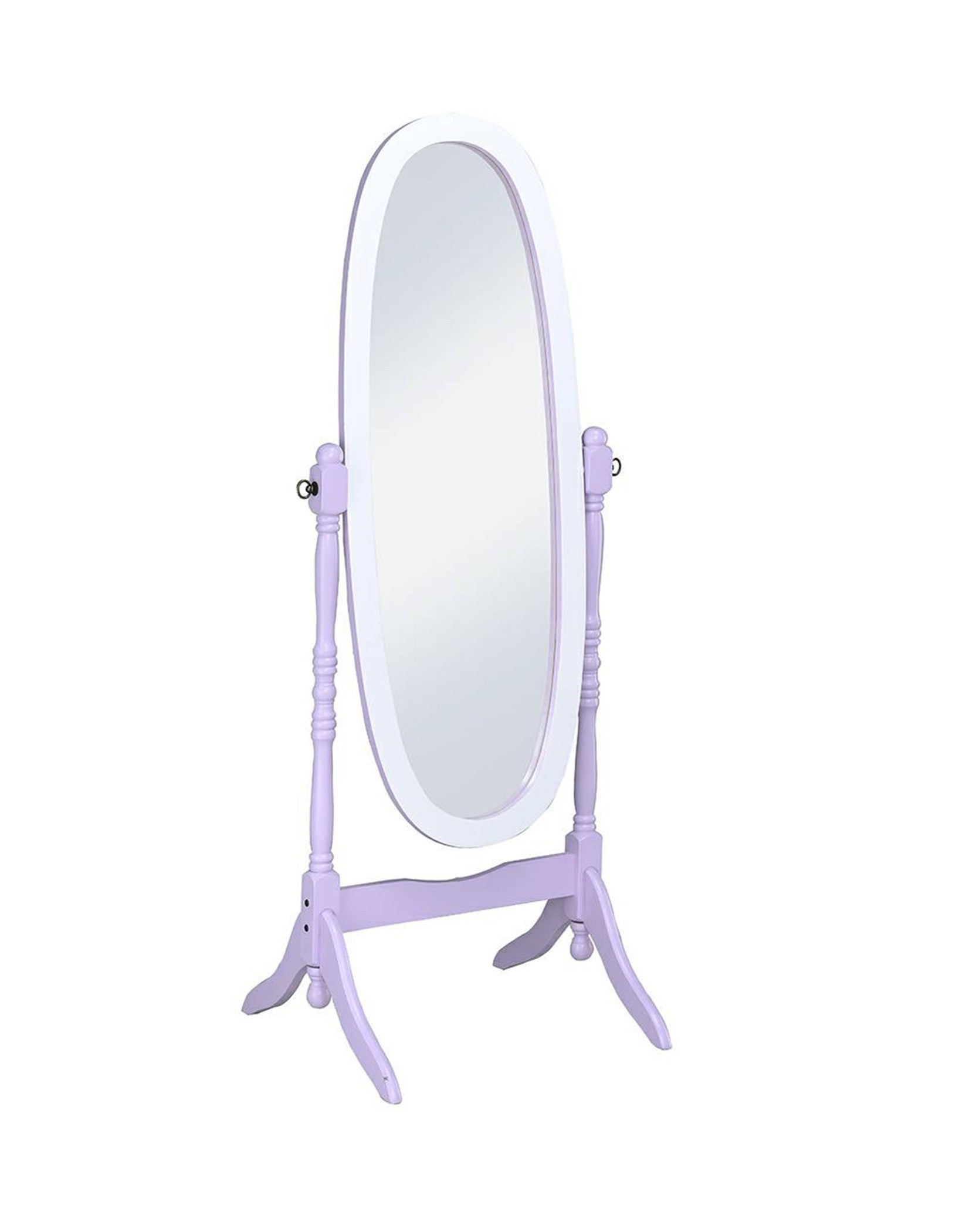 Oval Cheval Standing Solid Wood Mirror | 23