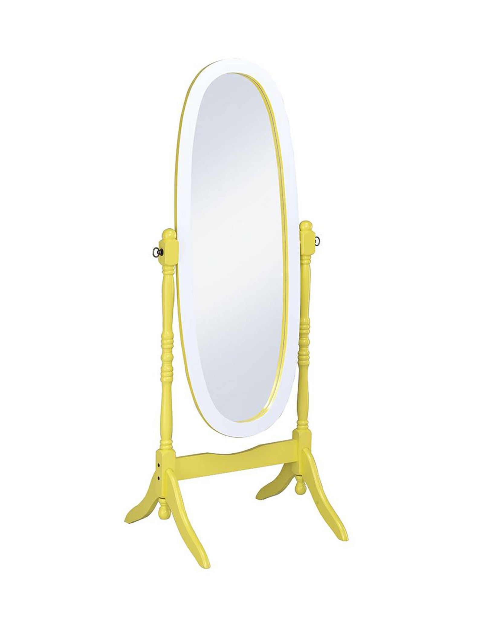 Oval Cheval Standing Solid Wood Mirror | 23