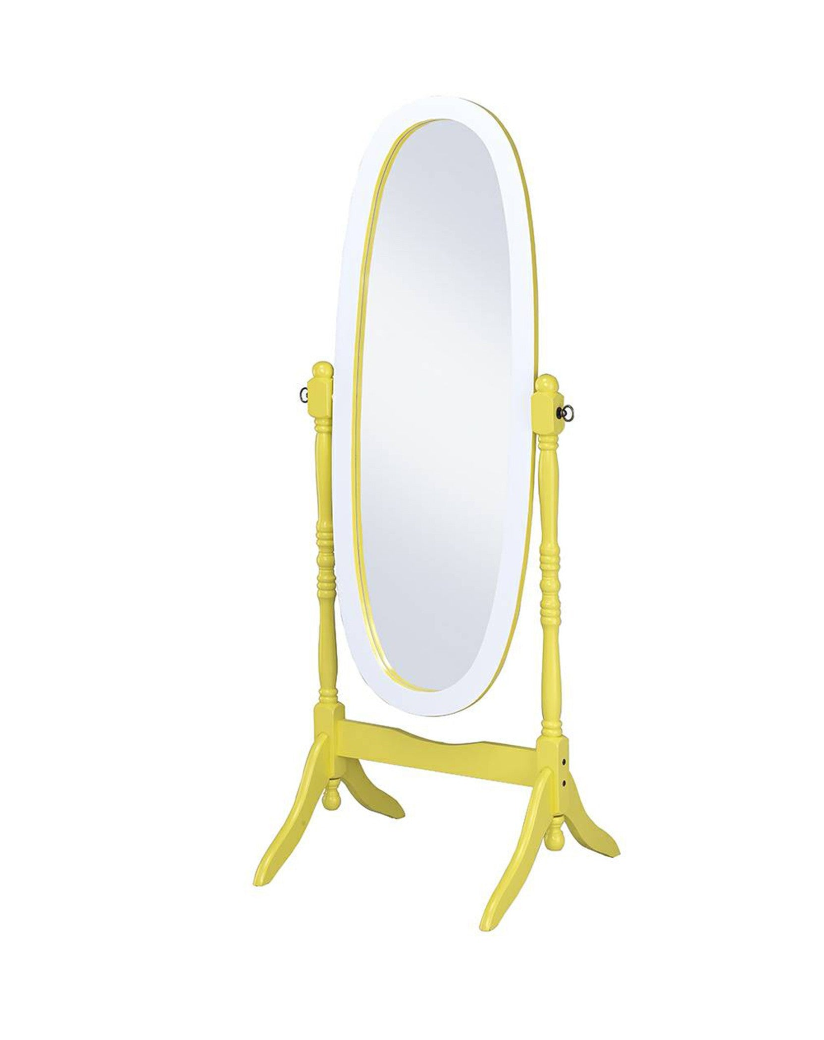 Oval Cheval Standing Solid Wood Mirror | 23