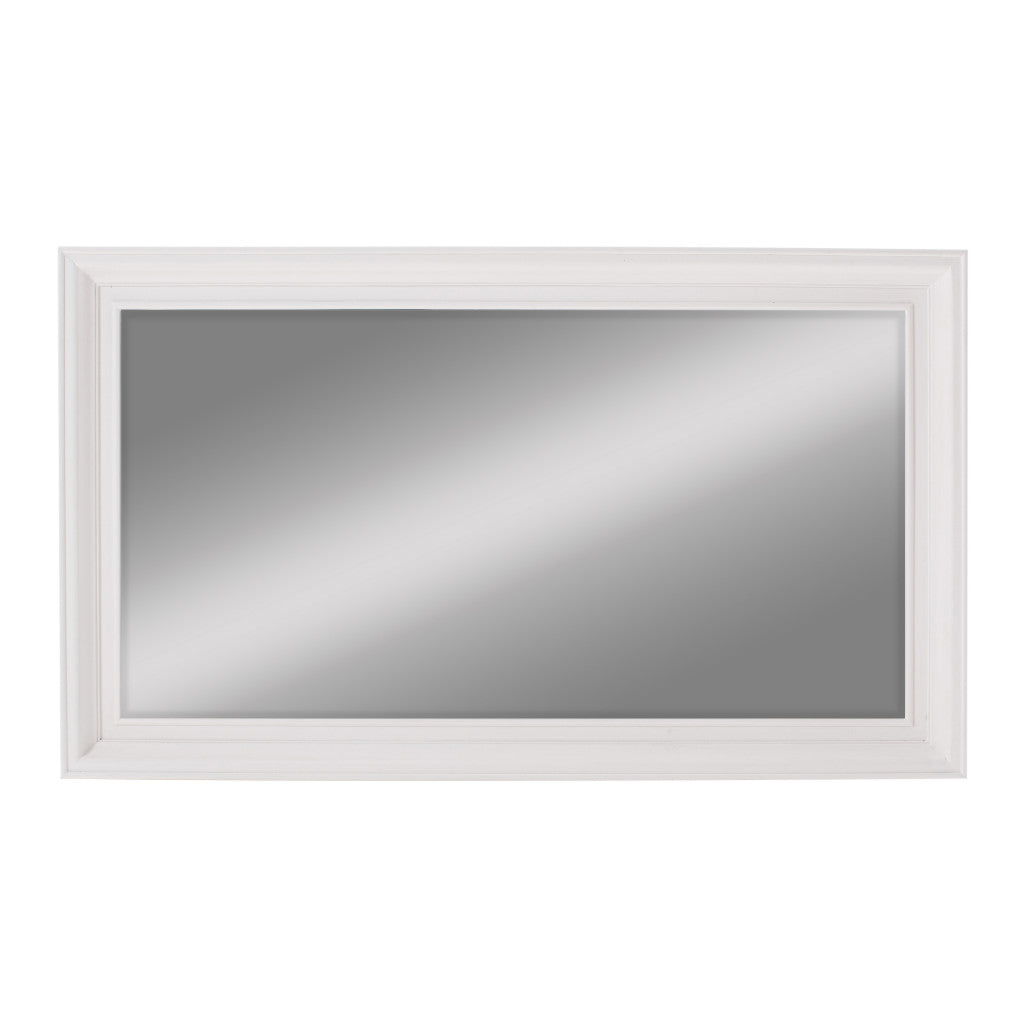 White Rectangle Full Length Hanging Wall Mirror | 27.5