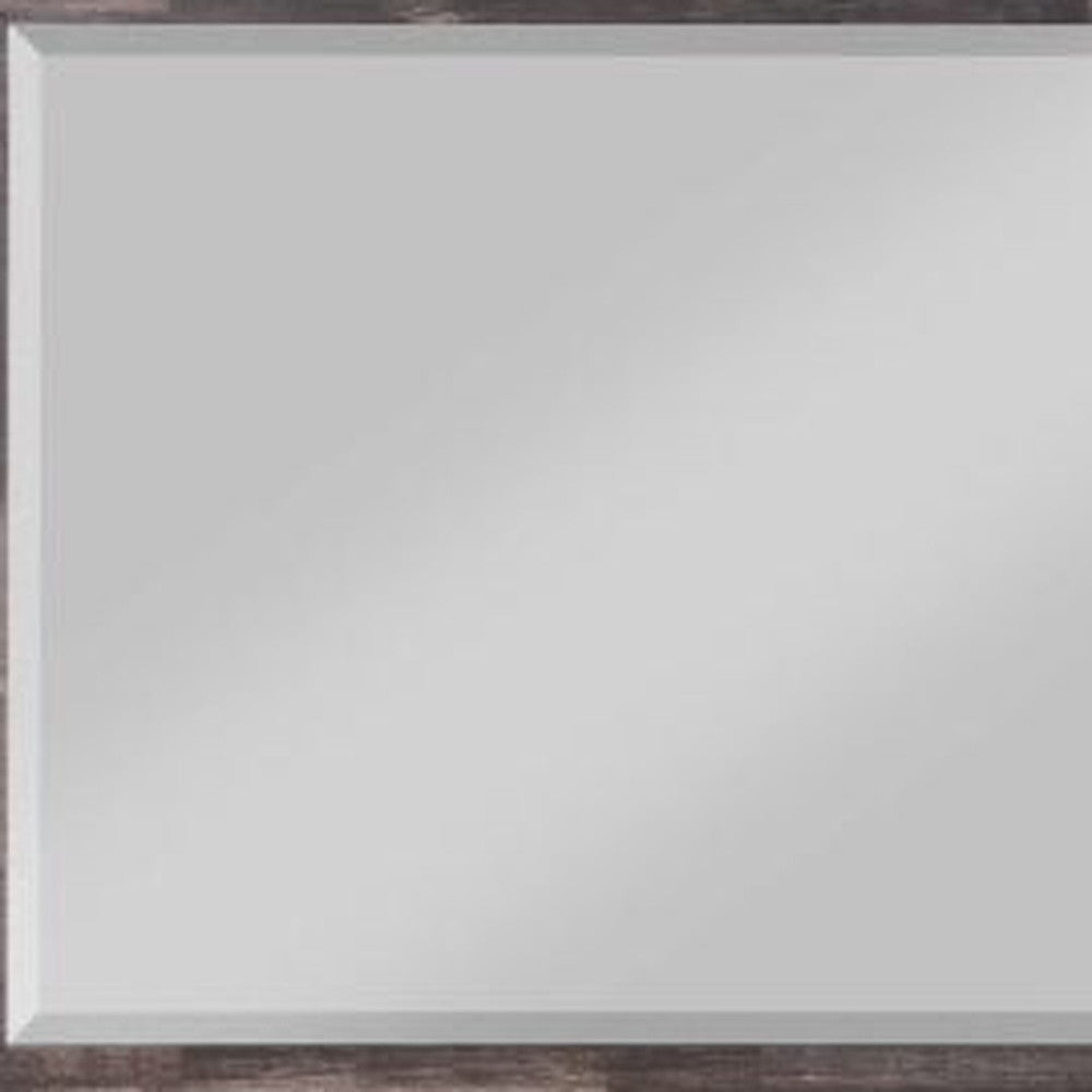 Dark Cherry Rectangle Dresser or Wall Mirror | 48