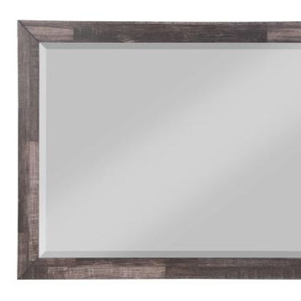 Dark Cherry Rectangle Dresser or Wall Mirror | 48