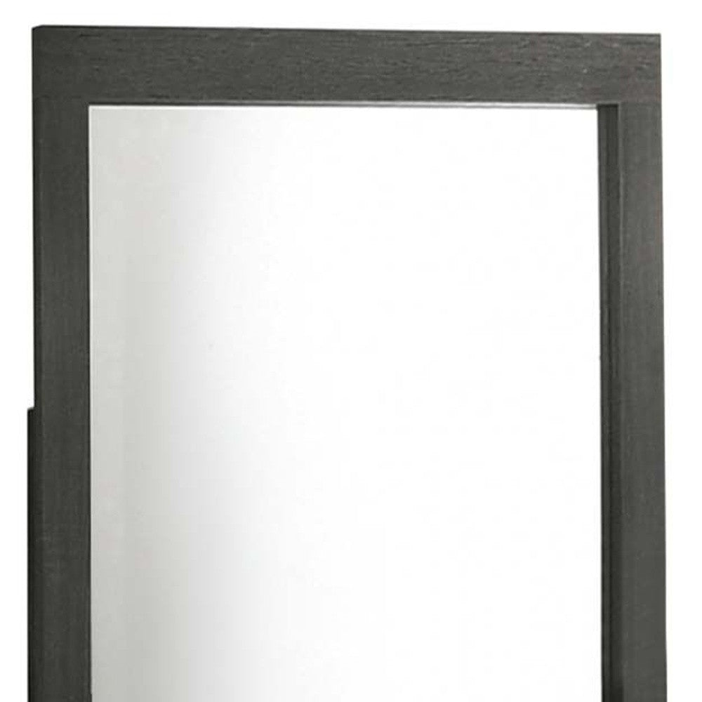 Gray Oak Rectangle Dresser or Wall Mirror | 39