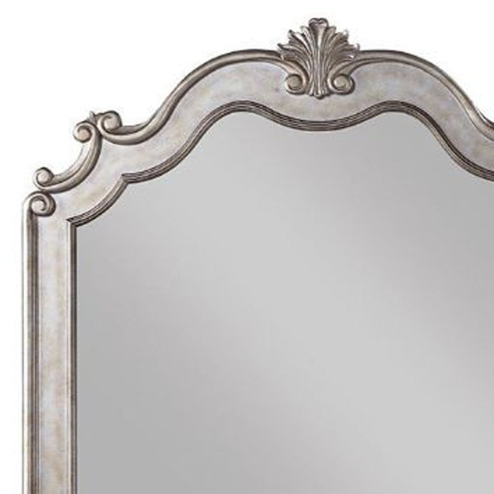 Antique Champagne Dresser or Wall Mirror | 43