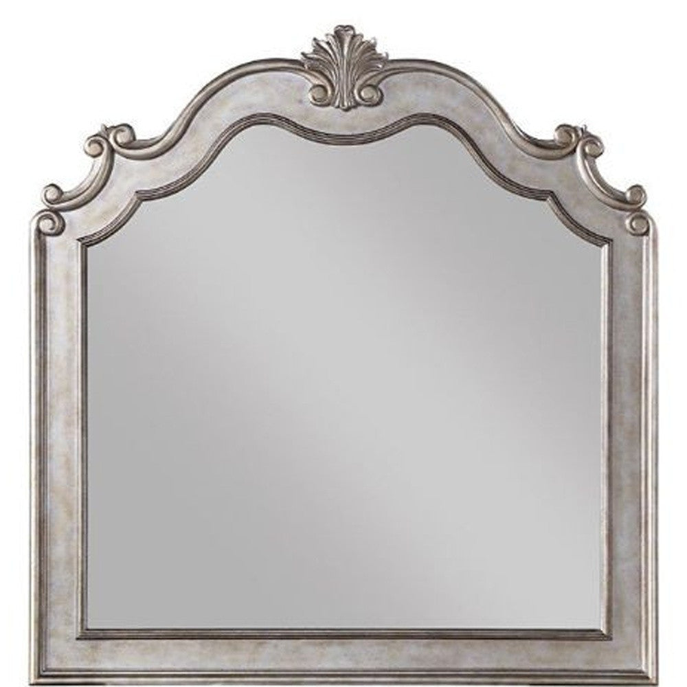 Antique Champagne Dresser or Wall Mirror | 43