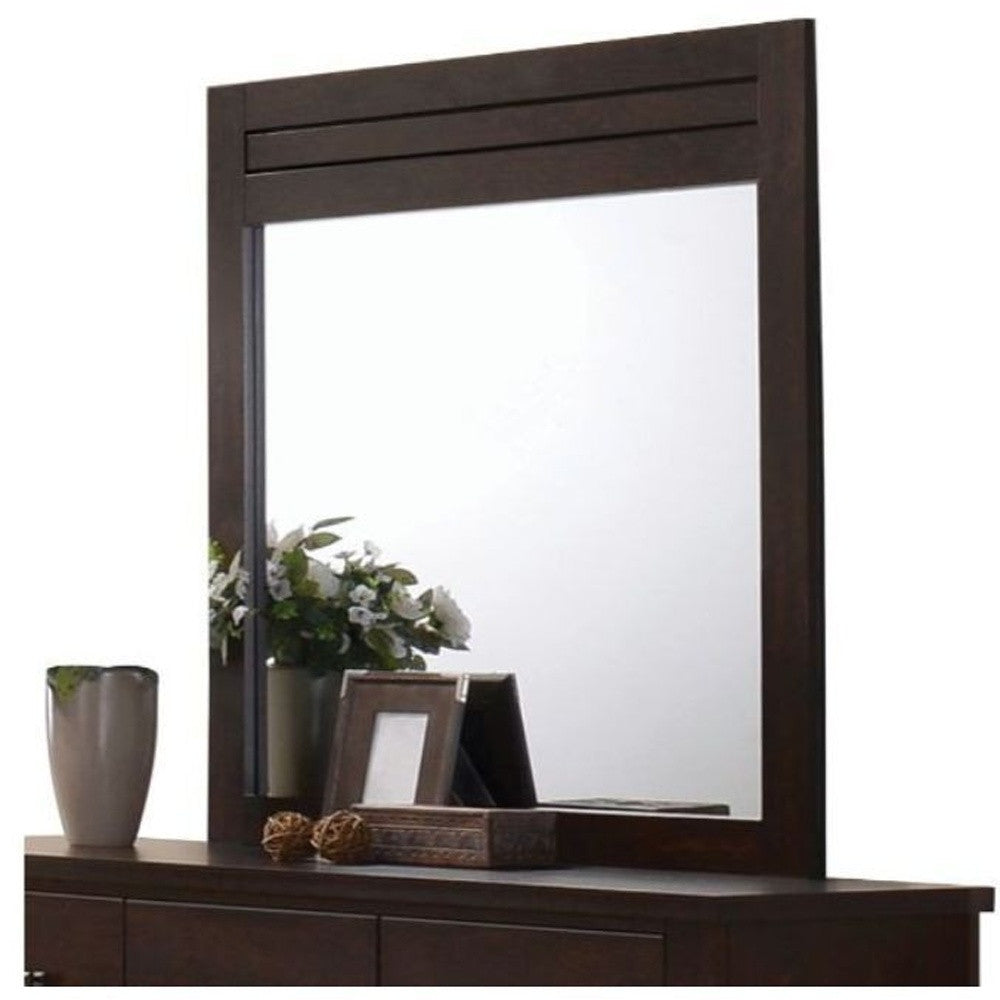 Mahogany Rectangle Dresser or Wall Mirror | 37