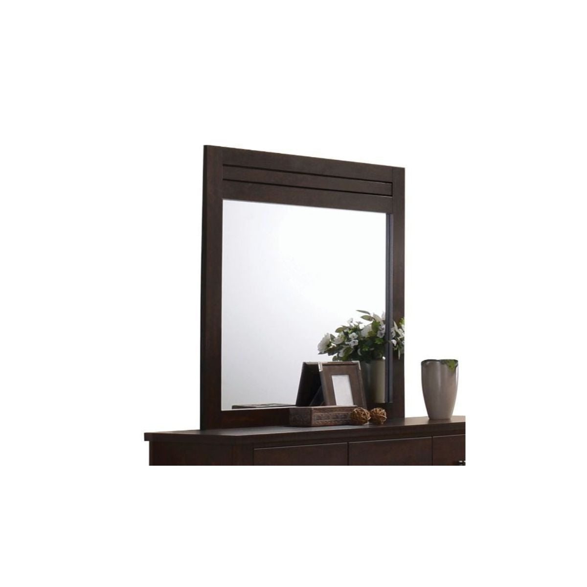 Mahogany Rectangle Dresser or Wall Mirror | 37