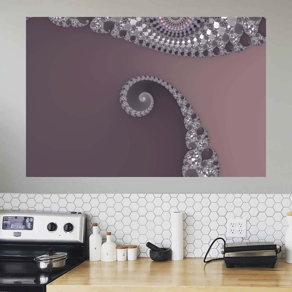 48 inch Bugtail Gloss Poster Displayed in Kitchen