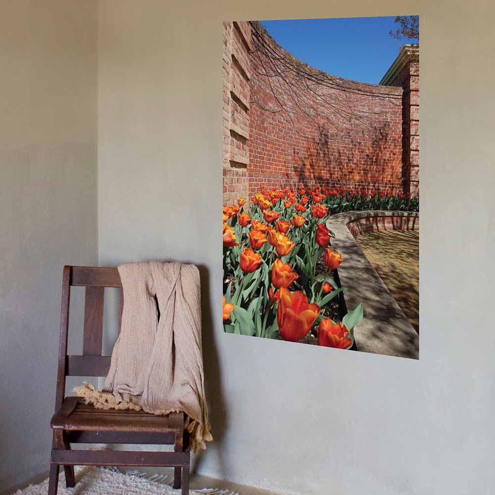 32x48 inch Wall II Poster Displayed by Chair