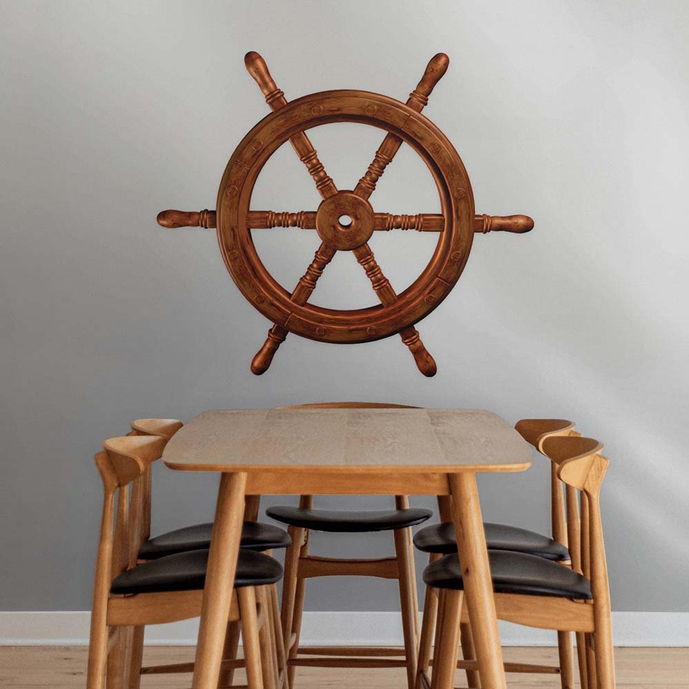 41.5x48 inch Helm Decal Installed Above Table