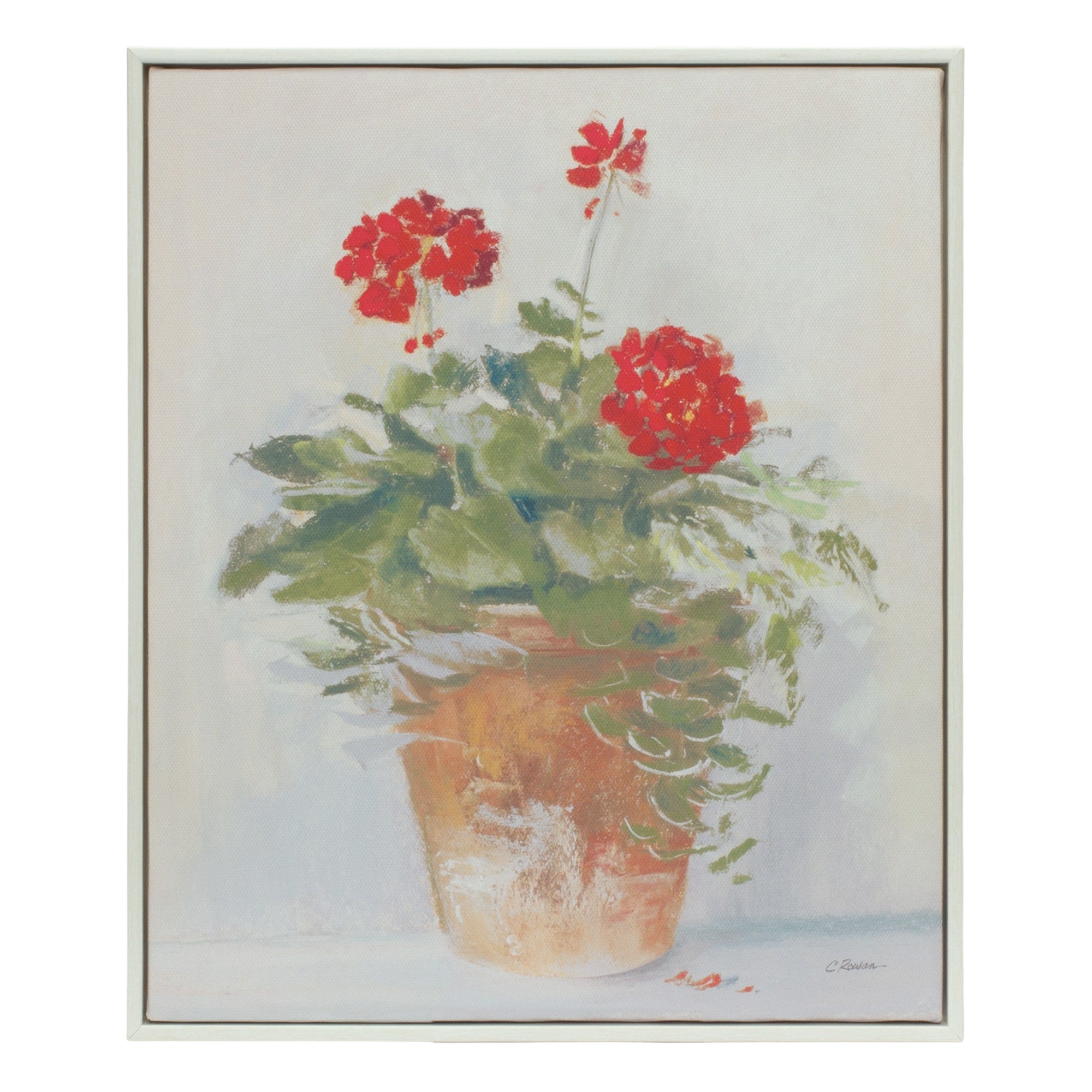 Set Of Two Acrylic Flower Wall Art | 10.5